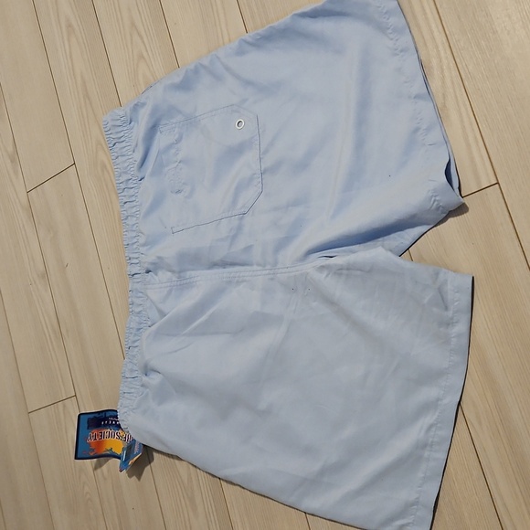 MENS SURF SOCIETY Blue LINED SWIM SHORTS SIZE Medium new with tags UV protec - Picture 6 of 6